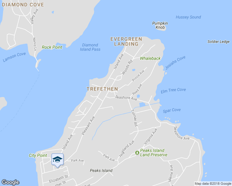 map of restaurants, bars, coffee shops, grocery stores, and more near 79 Trefethen Avenue in Portland