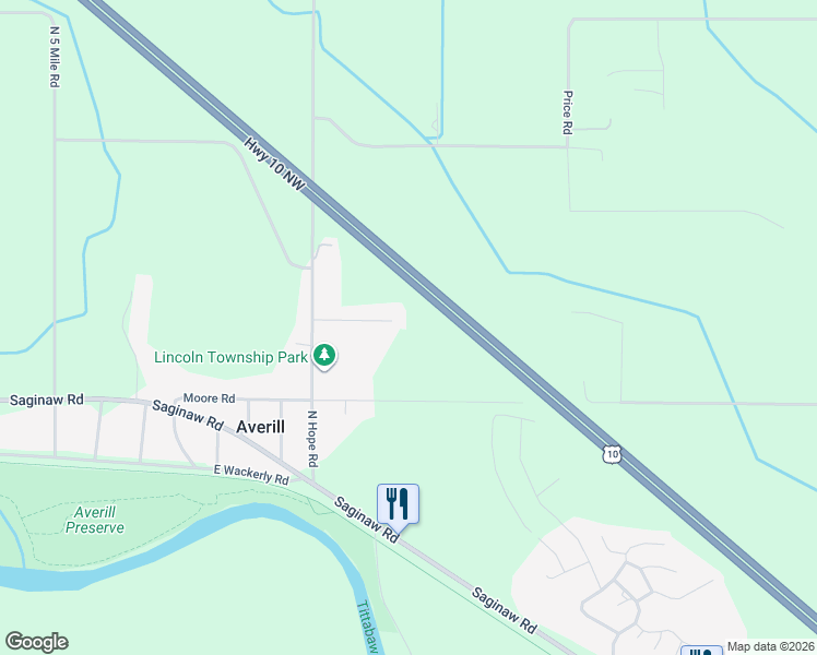 map of restaurants, bars, coffee shops, grocery stores, and more near 838 East Red Keg Court in Midland