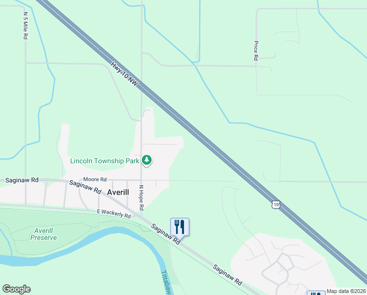 map of restaurants, bars, coffee shops, grocery stores, and more near 838 East Red Keg Court in Midland