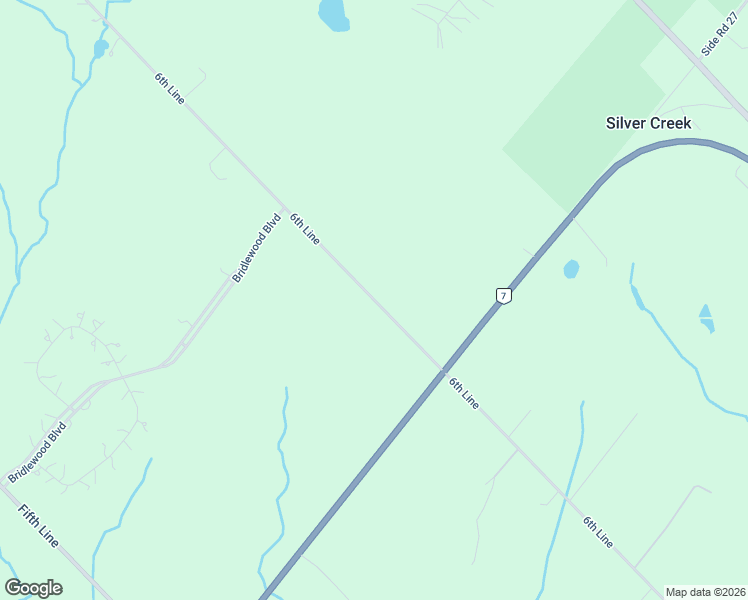 map of restaurants, bars, coffee shops, grocery stores, and more near 13609 6th Line in Limehouse