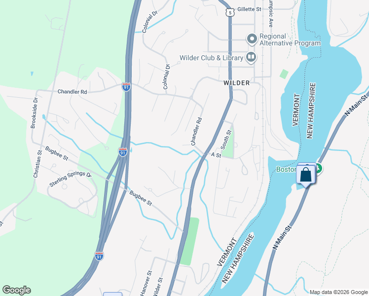 map of restaurants, bars, coffee shops, grocery stores, and more near 56 Chandler Road in Hartford