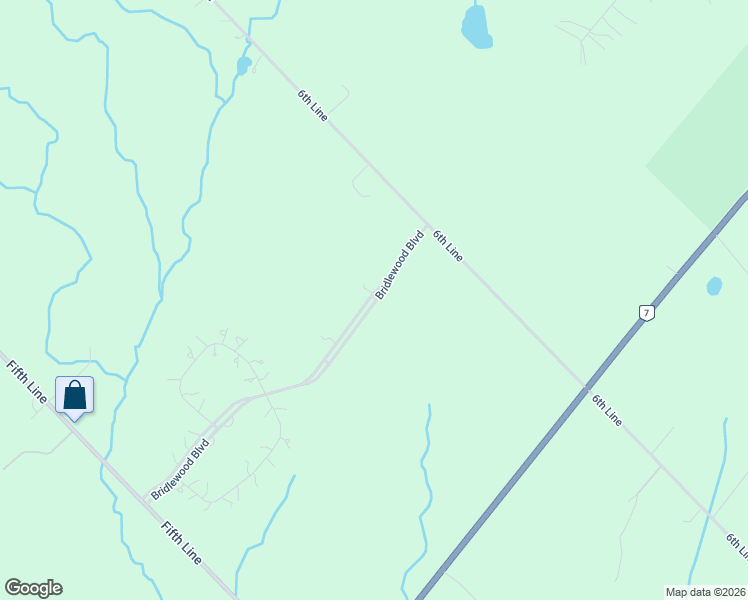 map of restaurants, bars, coffee shops, grocery stores, and more near 7 Bridlewood Boulevard in Limehouse