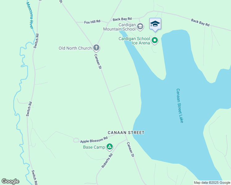 map of restaurants, bars, coffee shops, grocery stores, and more near 526 Canaan Street in Canaan