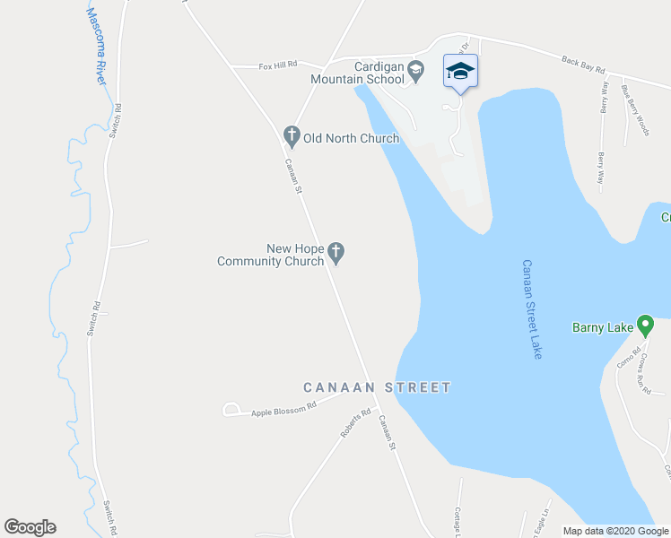 map of restaurants, bars, coffee shops, grocery stores, and more near 526 Canaan Street in Canaan