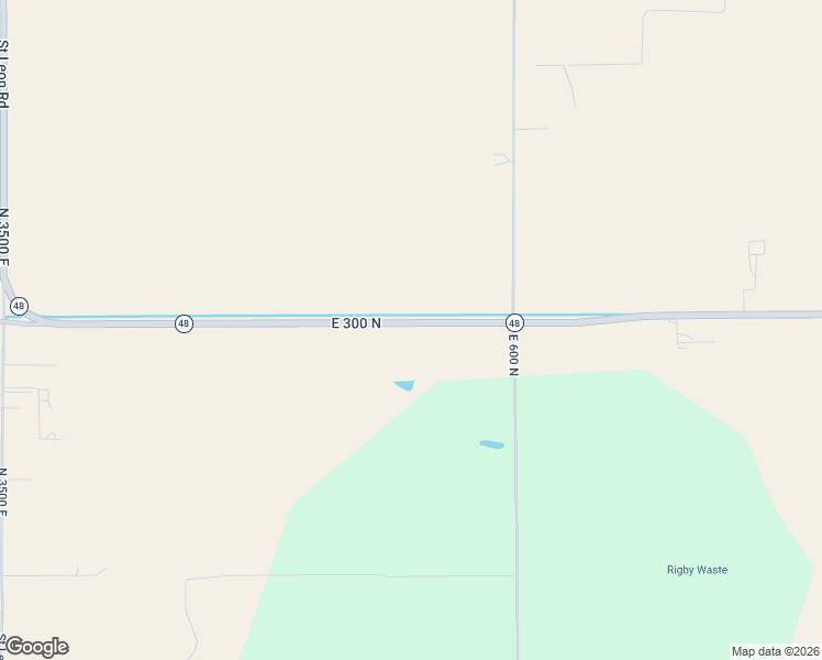 map of restaurants, bars, coffee shops, grocery stores, and more near 3580 East 300 North in Rigby