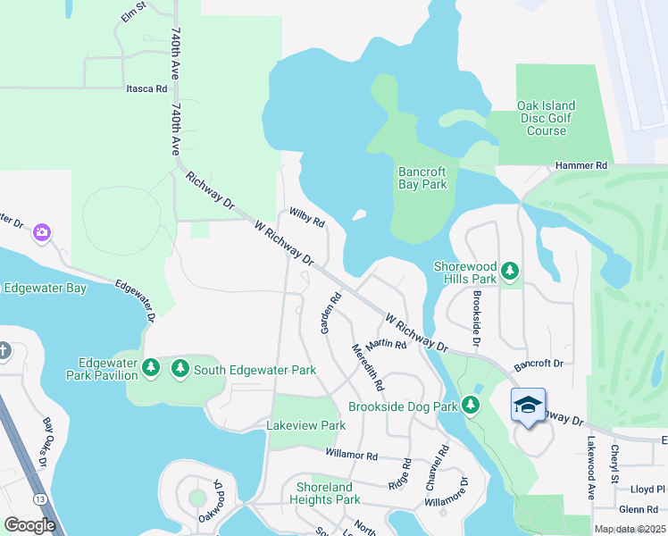 map of restaurants, bars, coffee shops, grocery stores, and more near 1210 West Richway Drive in Albert Lea