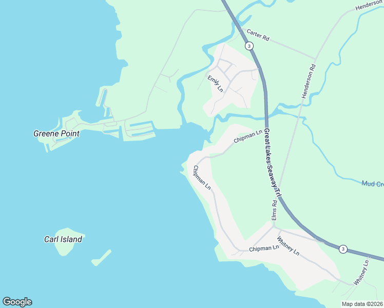 map of restaurants, bars, coffee shops, grocery stores, and more near 131 Chipman Lane in Sandy Creek