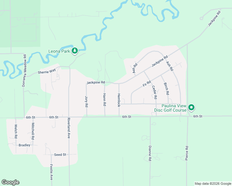 map of restaurants, bars, coffee shops, grocery stores, and more near 51460 Hemlock in La Pine