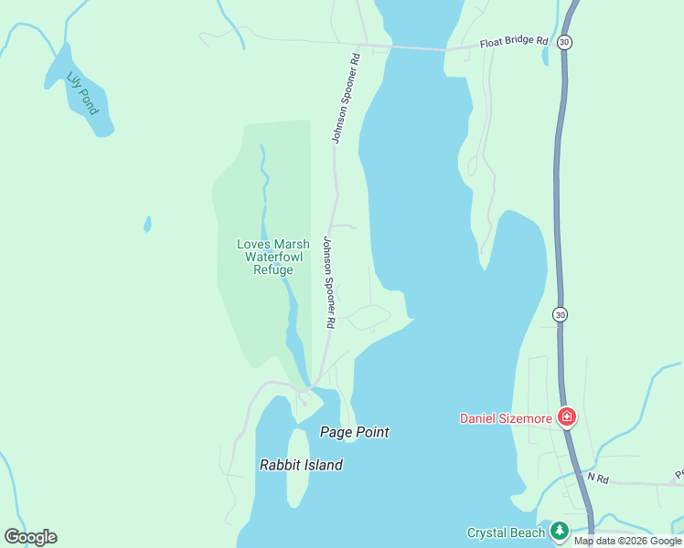 map of restaurants, bars, coffee shops, grocery stores, and more near 587 Johnson Spooner Road in Fair Haven