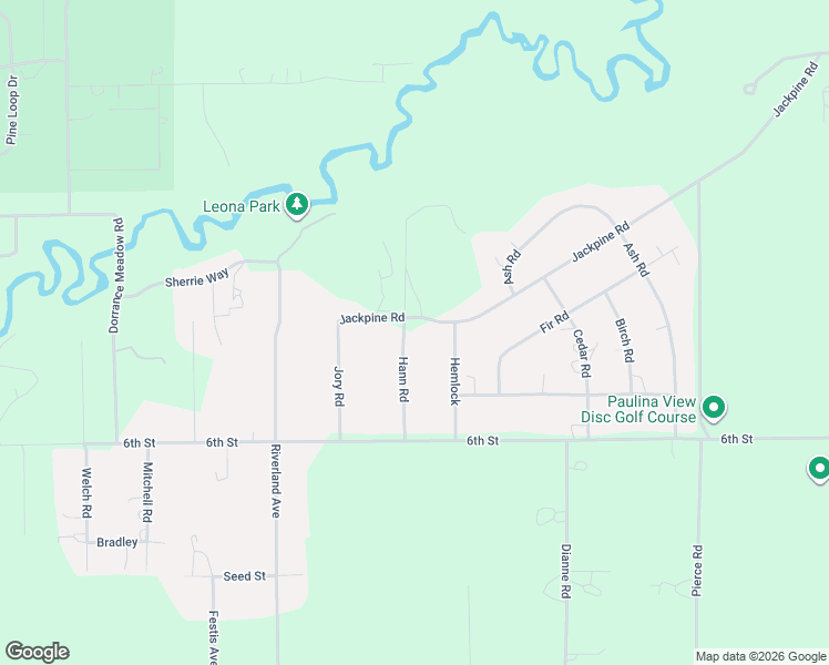 map of restaurants, bars, coffee shops, grocery stores, and more near 51488 Hann Road in La Pine