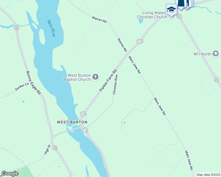 map of restaurants, bars, coffee shops, grocery stores, and more near 90 Christian Row in Buxton