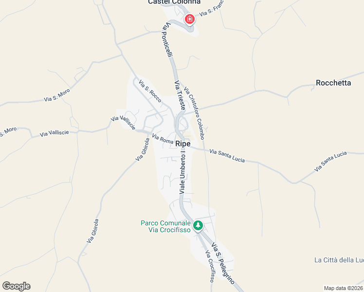 map of restaurants, bars, coffee shops, grocery stores, and more near in Trecastelli