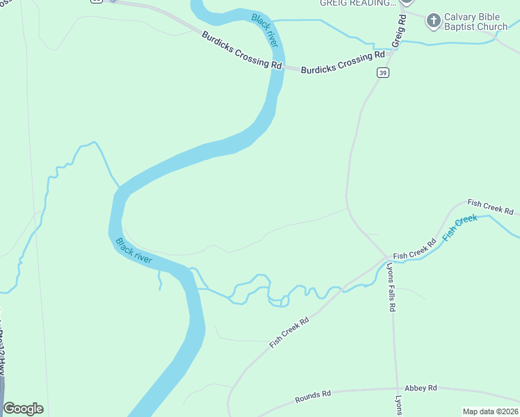 map of restaurants, bars, coffee shops, grocery stores, and more near 4503 Lyons Falls Road in Lyons Falls