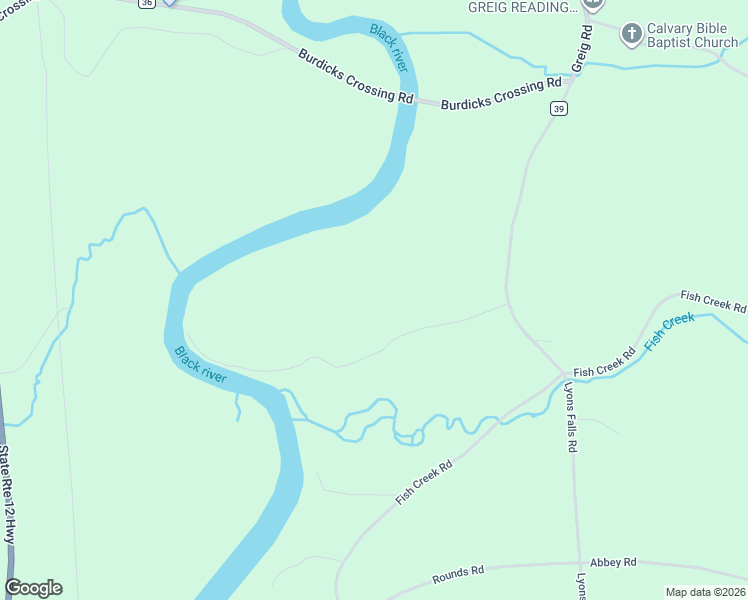 map of restaurants, bars, coffee shops, grocery stores, and more near 6894 Cemetery Road in Lyons Falls