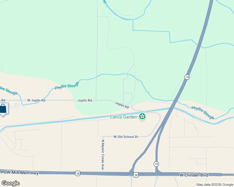 map of restaurants, bars, coffee shops, grocery stores, and more near 7549 North Stonebriar Lane in Meridian