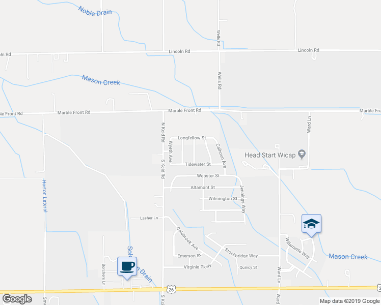 map of restaurants, bars, coffee shops, grocery stores, and more near 20579 Sanford Avenue in Caldwell