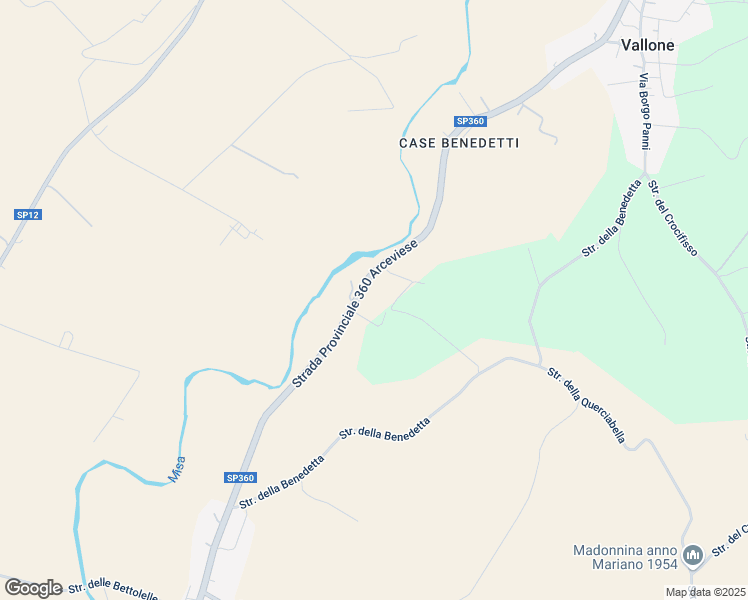 map of restaurants, bars, coffee shops, grocery stores, and more near 268 Via Provinciale Arceviese in Provincia di Ancona