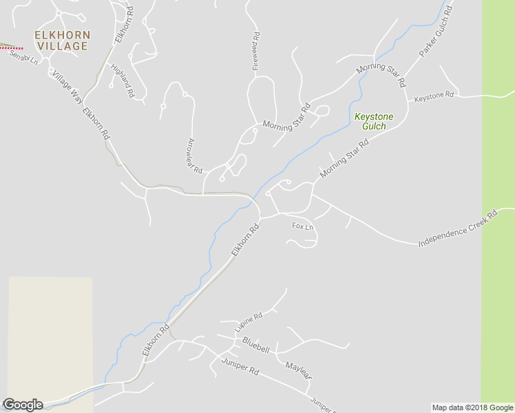 map of restaurants, bars, coffee shops, grocery stores, and more near Elkhorn Road in Hailey