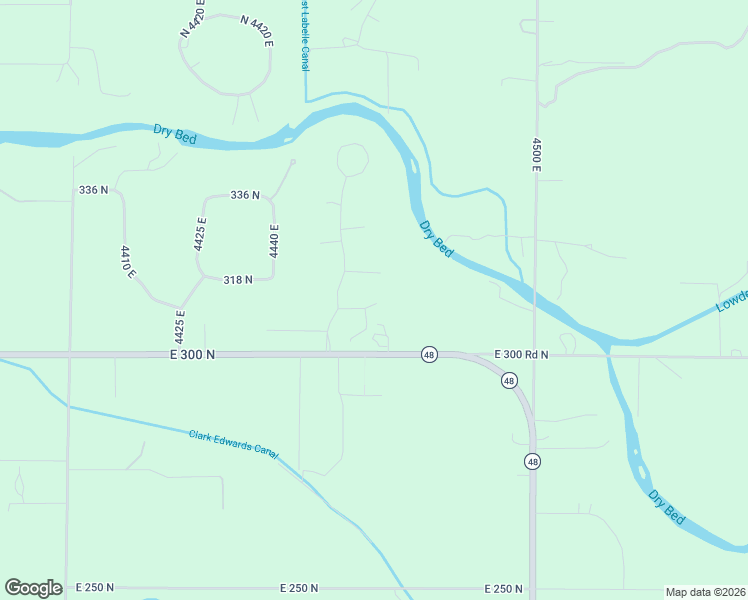 map of restaurants, bars, coffee shops, grocery stores, and more near 4463 East 310 North in Rigby