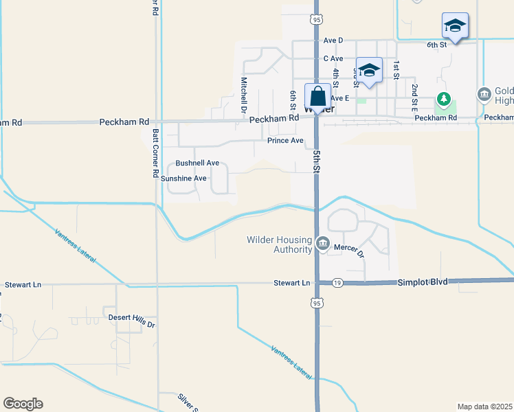 map of restaurants, bars, coffee shops, grocery stores, and more near 26204 Dove Lane in Wilder