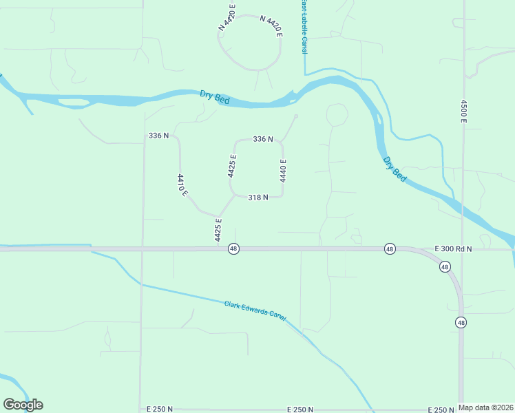 map of restaurants, bars, coffee shops, grocery stores, and more near 318 North in Rigby
