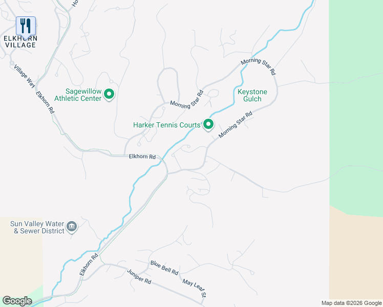 map of restaurants, bars, coffee shops, grocery stores, and more near 4617 Arrowwood Drive in Hailey
