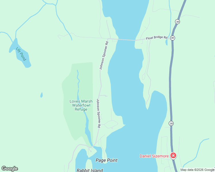 map of restaurants, bars, coffee shops, grocery stores, and more near 361 Johnson Spooner Road in Castleton