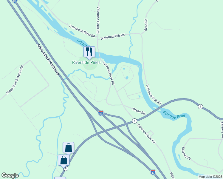 map of restaurants, bars, coffee shops, grocery stores, and more near 90 Dixon Road in Chestertown