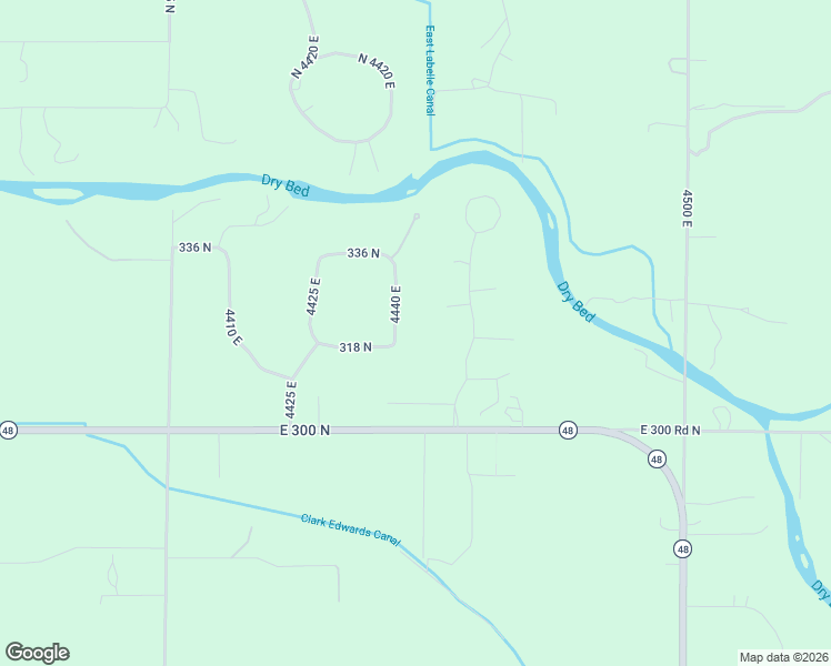 map of restaurants, bars, coffee shops, grocery stores, and more near 320 4440 East in Rigby