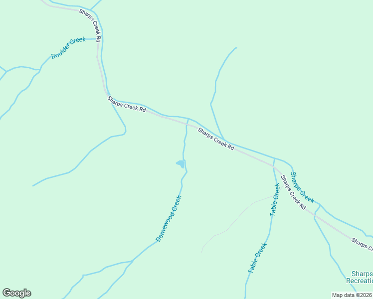 map of restaurants, bars, coffee shops, grocery stores, and more near Sharps Creek Road in Dorena