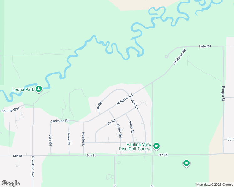 map of restaurants, bars, coffee shops, grocery stores, and more near 51566 Ash Road in La Pine