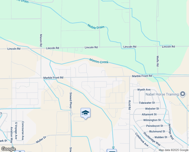 map of restaurants, bars, coffee shops, grocery stores, and more near 4825 Marble Front Road in Caldwell