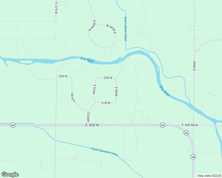 map of restaurants, bars, coffee shops, grocery stores, and more near 327 North 4440 East in Rigby