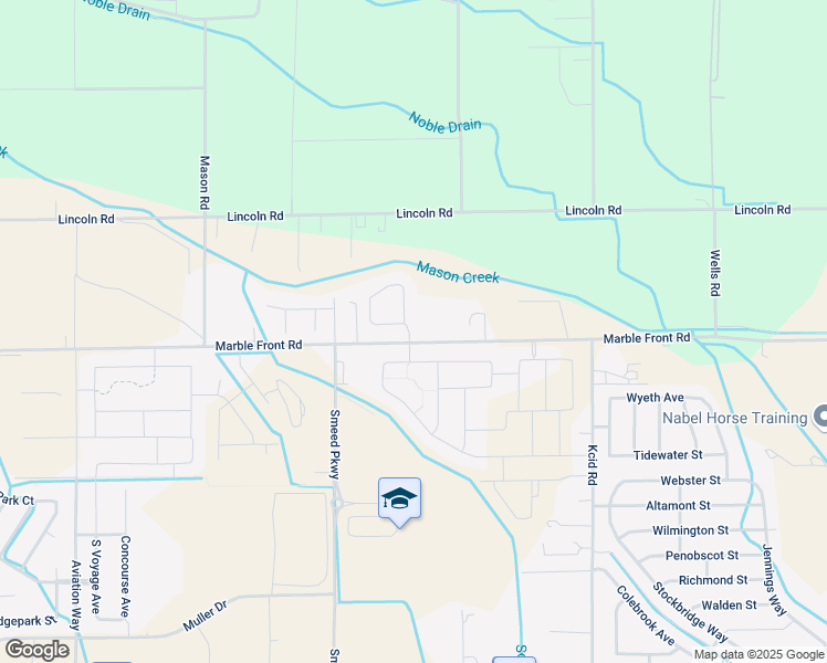 map of restaurants, bars, coffee shops, grocery stores, and more near 4825 Marble Front Road in Caldwell