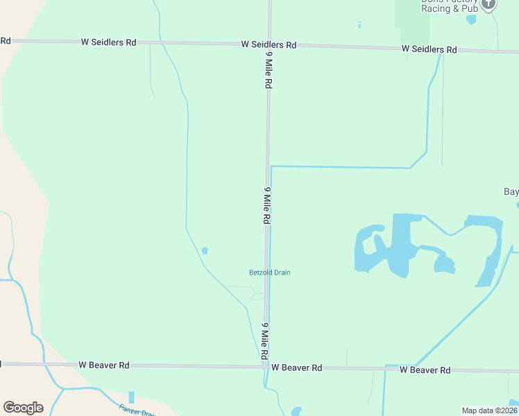 map of restaurants, bars, coffee shops, grocery stores, and more near 2248 9 Mile Road in Kawkawlin