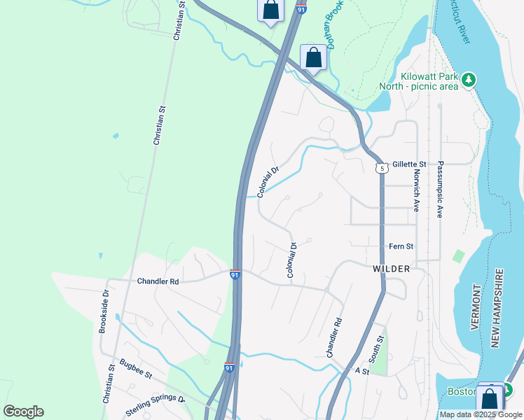 map of restaurants, bars, coffee shops, grocery stores, and more near 474 Colonial Drive in Hartford