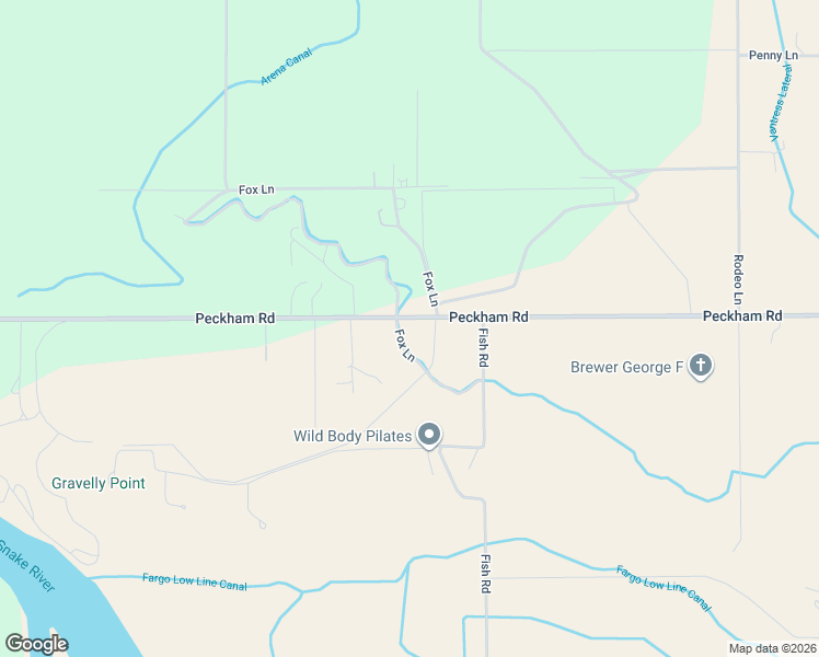 map of restaurants, bars, coffee shops, grocery stores, and more near 28151 Peckham Road in Wilder