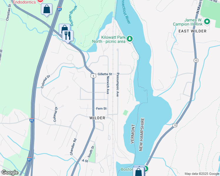 map of restaurants, bars, coffee shops, grocery stores, and more near in Hartford