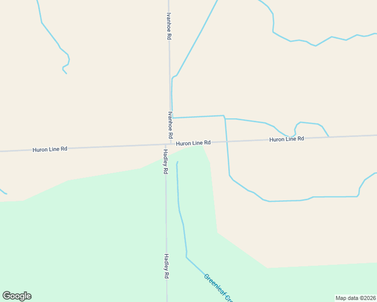 map of restaurants, bars, coffee shops, grocery stores, and more near 2218 Huron Line Road in Ubly