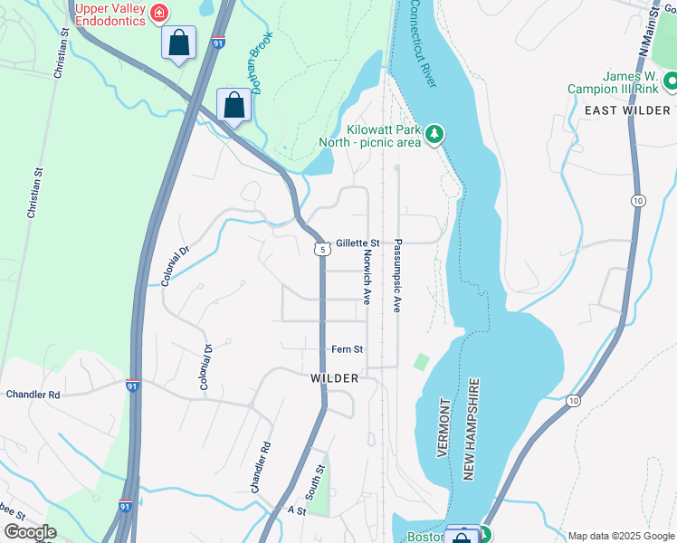 map of restaurants, bars, coffee shops, grocery stores, and more near 2043 Hartford Avenue in Hartford