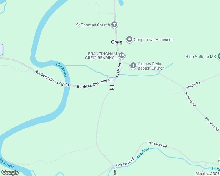 map of restaurants, bars, coffee shops, grocery stores, and more near 4581 Lyons Falls Road in Lyons Falls