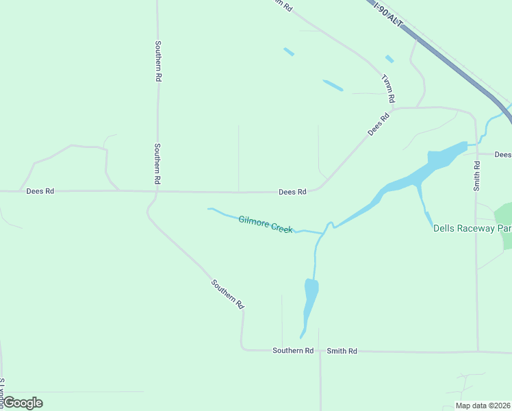 map of restaurants, bars, coffee shops, grocery stores, and more near W1753 Dees Road in Lyndon Station