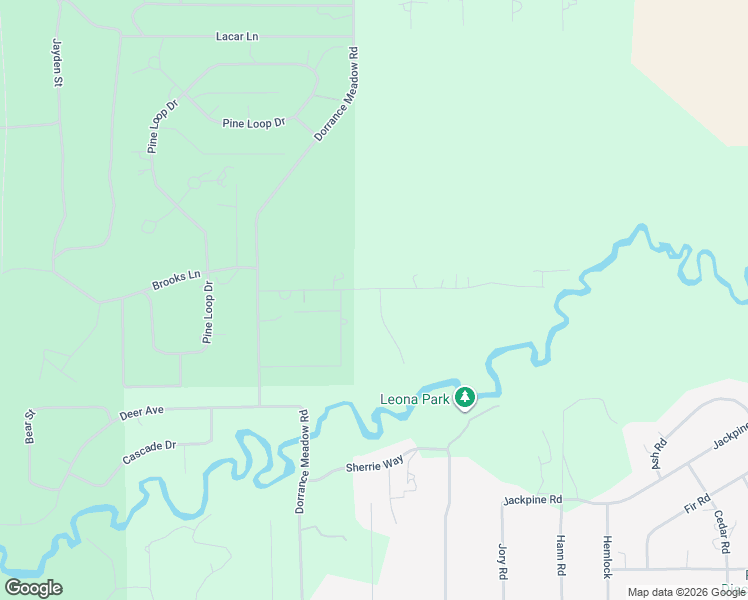 map of restaurants, bars, coffee shops, grocery stores, and more near 15613 Rim Drive in La Pine