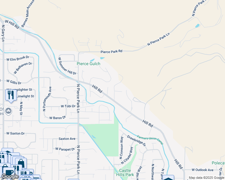 map of restaurants, bars, coffee shops, grocery stores, and more near 6227 Eugene Lane in Boise