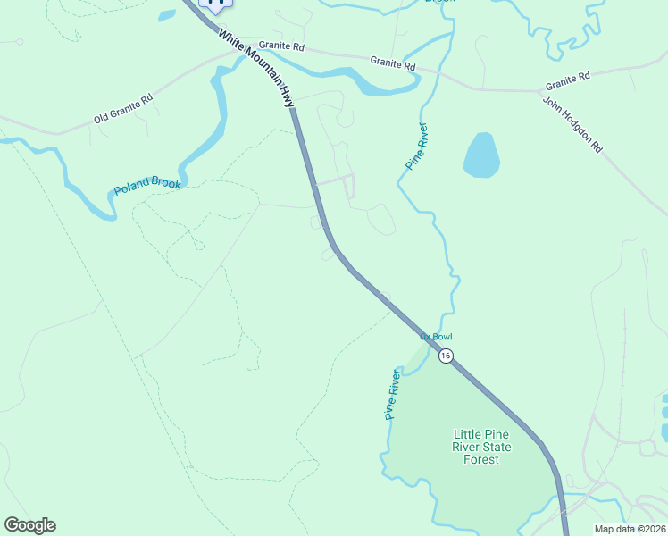 map of restaurants, bars, coffee shops, grocery stores, and more near 455 New Hampshire 16 in Ossipee
