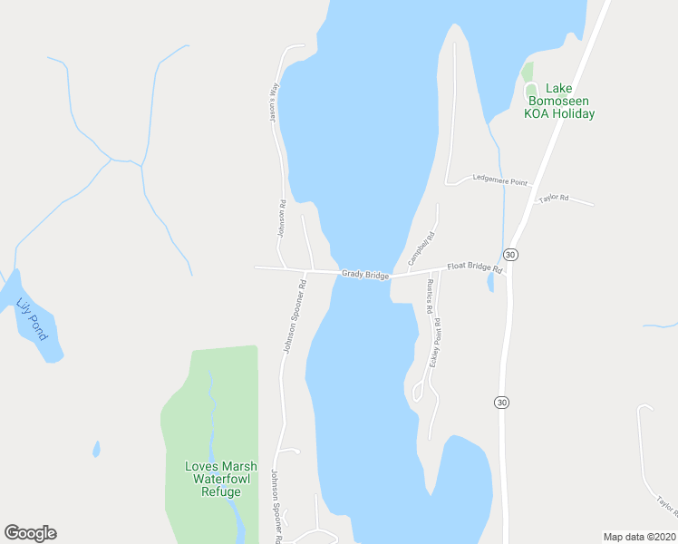 map of restaurants, bars, coffee shops, grocery stores, and more near 412 Float Bridge Road in Castleton