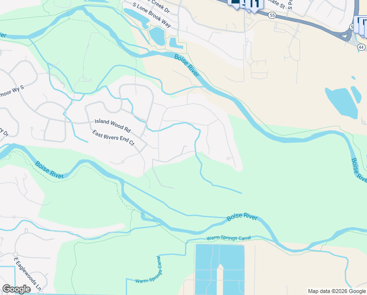 map of restaurants, bars, coffee shops, grocery stores, and more near 898 East Williamson Lane in Eagle