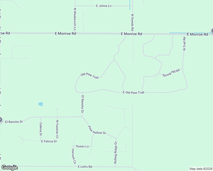 map of restaurants, bars, coffee shops, grocery stores, and more near 2320 Old Pine Trail in Midland