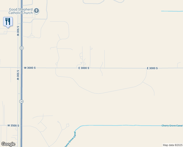 map of restaurants, bars, coffee shops, grocery stores, and more near 133 East 3000 South in Victor