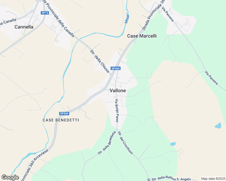 map of restaurants, bars, coffee shops, grocery stores, and more near 2 Strada Comunale-Vallone in Vallone